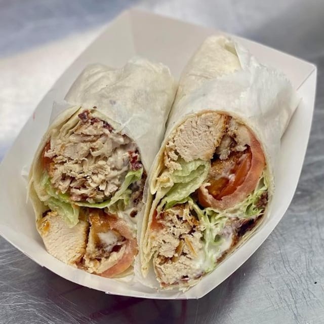 Chicken Ranch BLT Wrap.