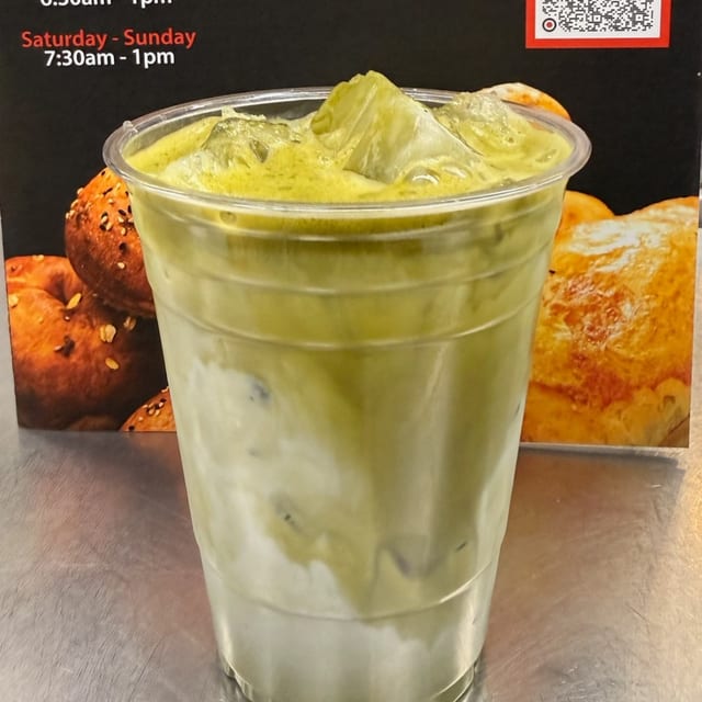 Iced Matcha Latte.