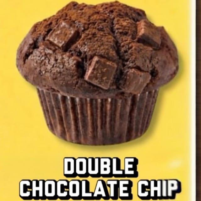 Double Chocolate Muffin.