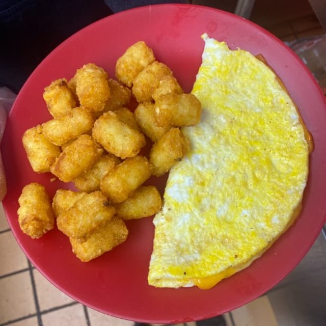 Cheese Omelette Platter.