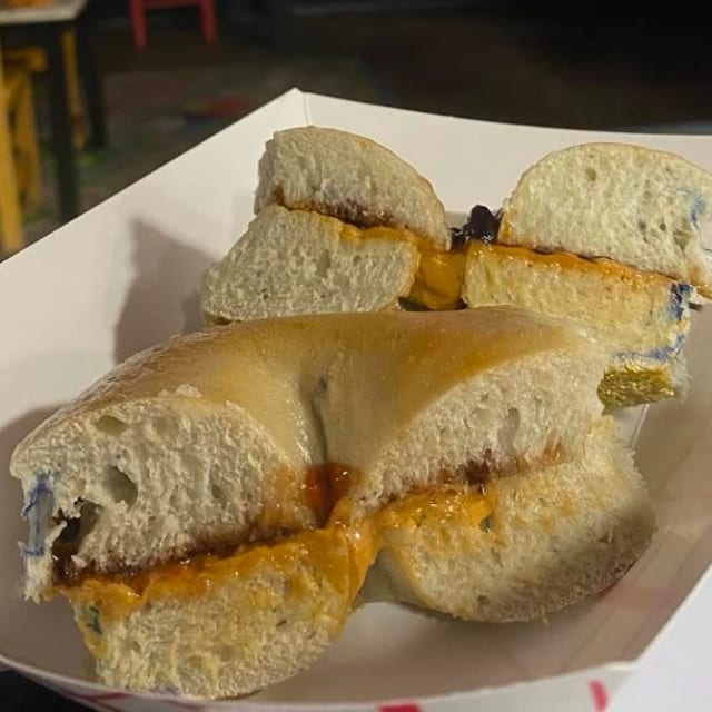 Bagel with Peanut Butter.